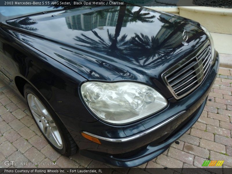 Black Opal Metallic / Charcoal 2003 Mercedes-Benz S 55 AMG Sedan