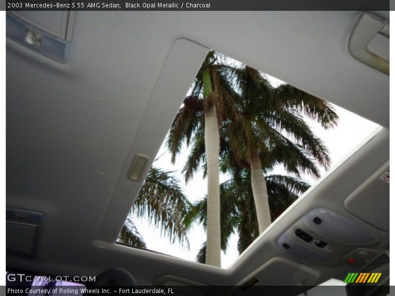 Black Opal Metallic / Charcoal 2003 Mercedes-Benz S 55 AMG Sedan