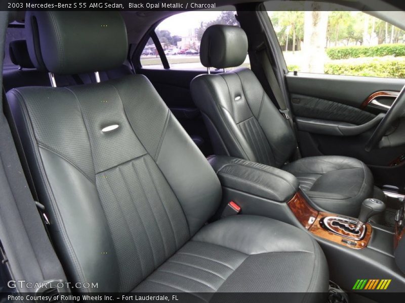 Black Opal Metallic / Charcoal 2003 Mercedes-Benz S 55 AMG Sedan