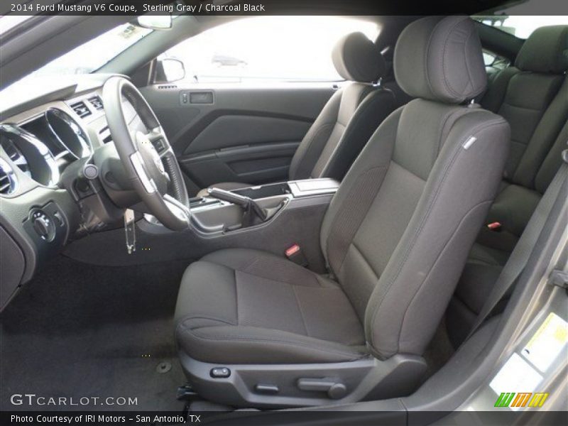Sterling Gray / Charcoal Black 2014 Ford Mustang V6 Coupe