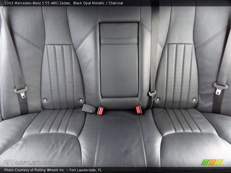 Rear Seat of 2003 S 55 AMG Sedan