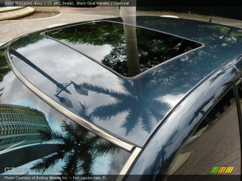 Black Opal Metallic / Charcoal 2003 Mercedes-Benz S 55 AMG Sedan