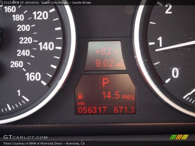 Space Grey Metallic / Saddle Brown 2010 BMW X5 xDrive30i