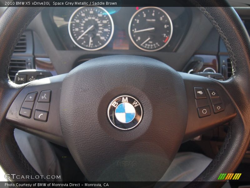 Space Grey Metallic / Saddle Brown 2010 BMW X5 xDrive30i