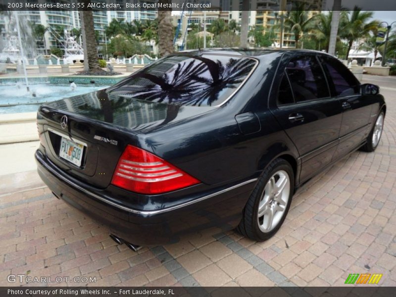 Black Opal Metallic / Charcoal 2003 Mercedes-Benz S 55 AMG Sedan