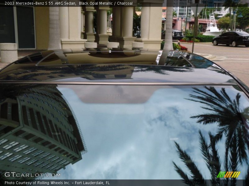 Black Opal Metallic / Charcoal 2003 Mercedes-Benz S 55 AMG Sedan