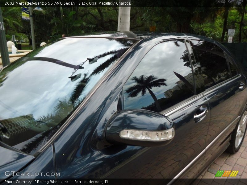 Black Opal Metallic / Charcoal 2003 Mercedes-Benz S 55 AMG Sedan