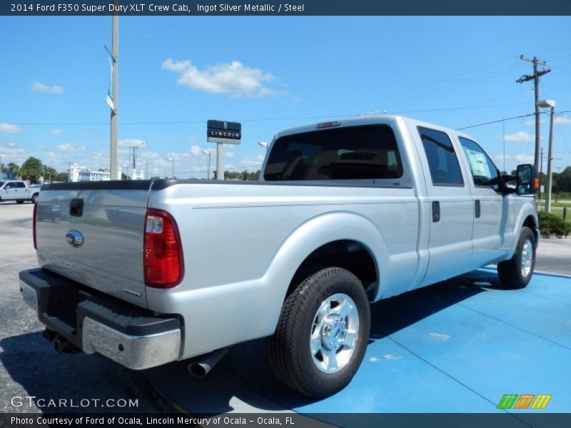 Ingot Silver Metallic / Steel 2014 Ford F350 Super Duty XLT Crew Cab