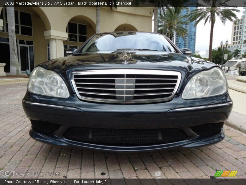 Black Opal Metallic / Charcoal 2003 Mercedes-Benz S 55 AMG Sedan