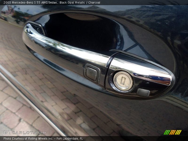 Black Opal Metallic / Charcoal 2003 Mercedes-Benz S 55 AMG Sedan