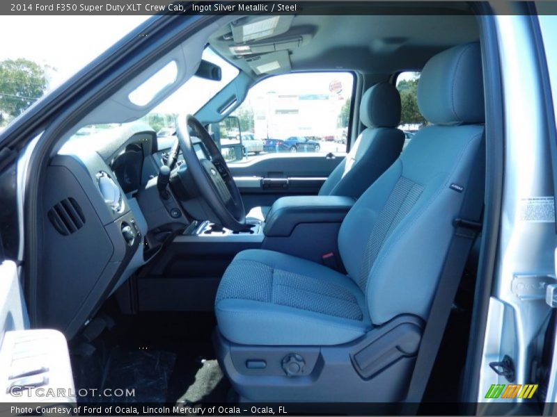 Ingot Silver Metallic / Steel 2014 Ford F350 Super Duty XLT Crew Cab