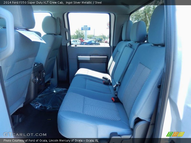Ingot Silver Metallic / Steel 2014 Ford F350 Super Duty XLT Crew Cab