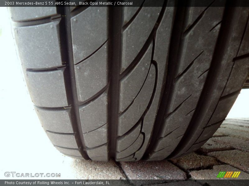 Black Opal Metallic / Charcoal 2003 Mercedes-Benz S 55 AMG Sedan