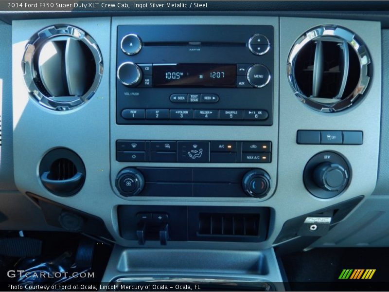 Ingot Silver Metallic / Steel 2014 Ford F350 Super Duty XLT Crew Cab