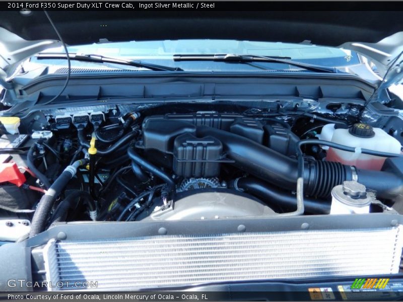 Ingot Silver Metallic / Steel 2014 Ford F350 Super Duty XLT Crew Cab