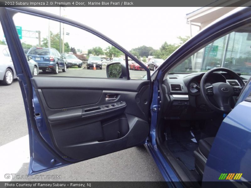 Marine Blue Pearl / Black 2012 Subaru Impreza 2.0i Premium 4 Door