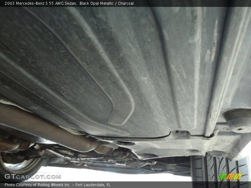 Undercarriage of 2003 S 55 AMG Sedan