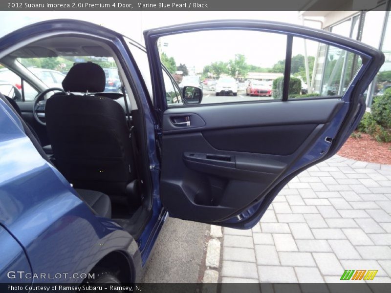 Marine Blue Pearl / Black 2012 Subaru Impreza 2.0i Premium 4 Door