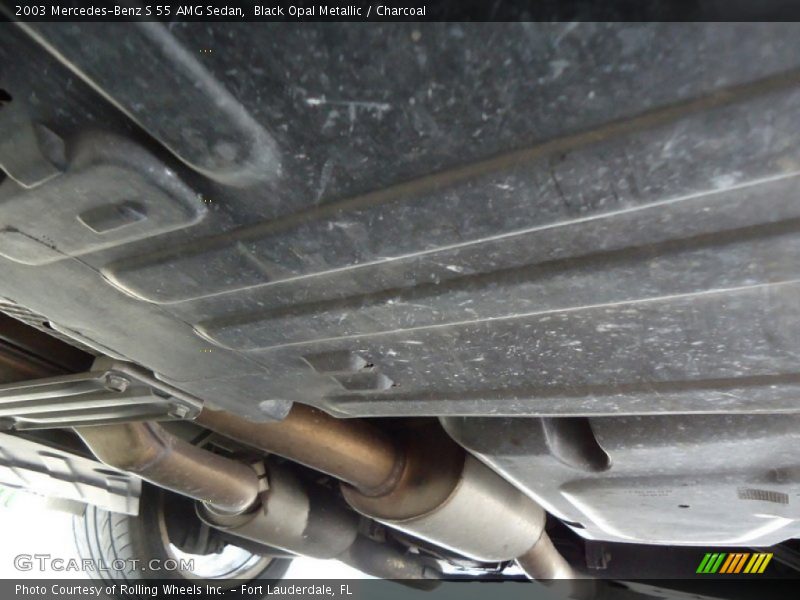 Undercarriage of 2003 S 55 AMG Sedan