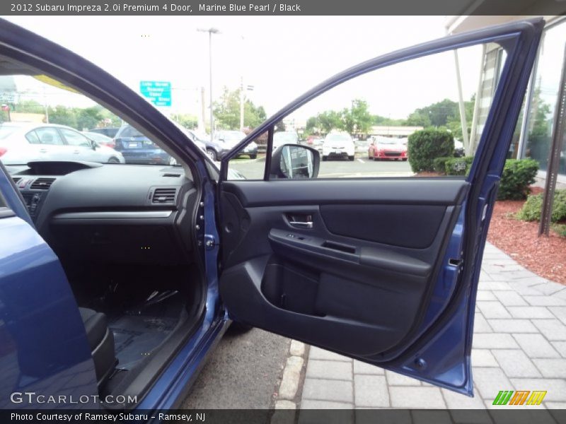 Marine Blue Pearl / Black 2012 Subaru Impreza 2.0i Premium 4 Door