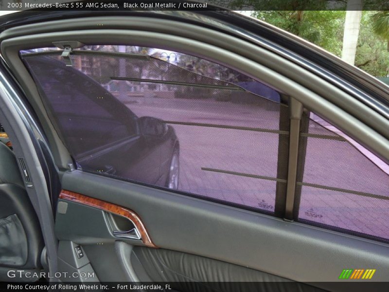 Black Opal Metallic / Charcoal 2003 Mercedes-Benz S 55 AMG Sedan
