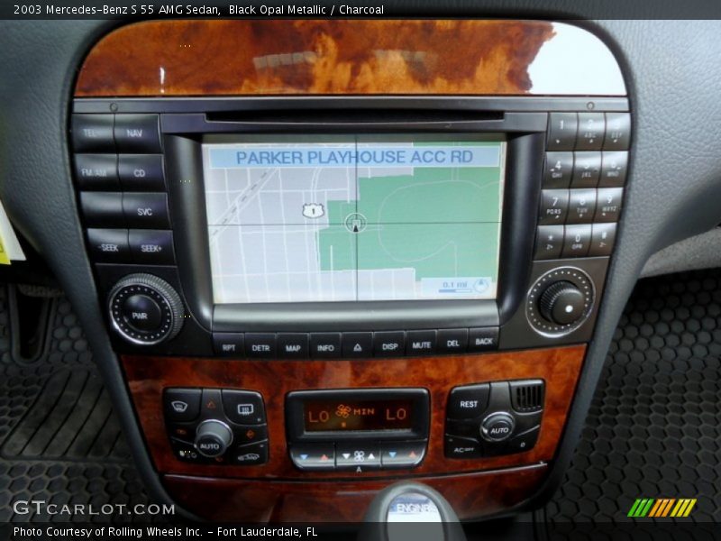 Navigation of 2003 S 55 AMG Sedan