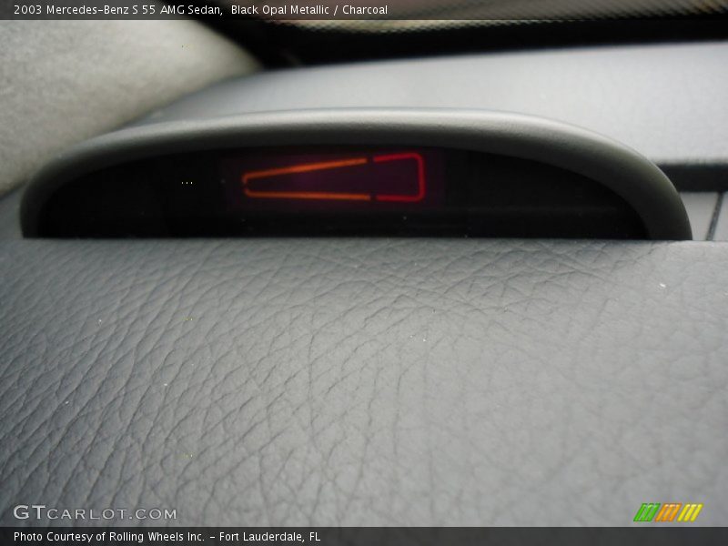 Black Opal Metallic / Charcoal 2003 Mercedes-Benz S 55 AMG Sedan