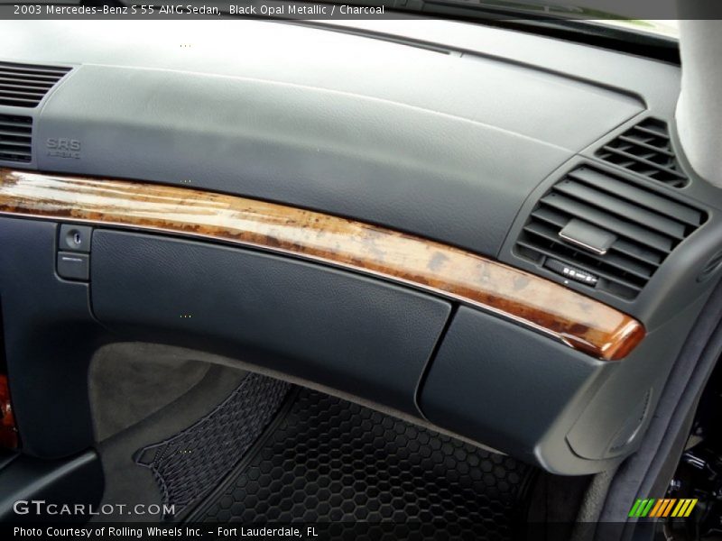 Black Opal Metallic / Charcoal 2003 Mercedes-Benz S 55 AMG Sedan