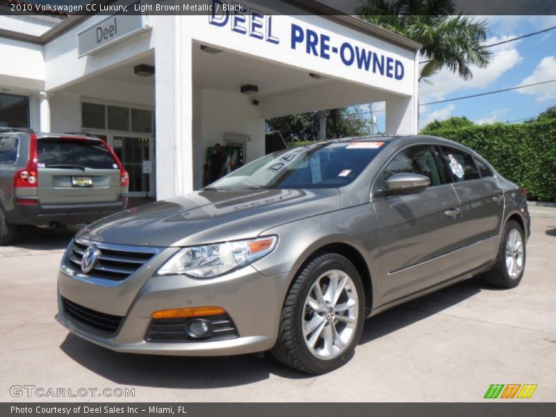 Light Brown Metallic / Black 2010 Volkswagen CC Luxury