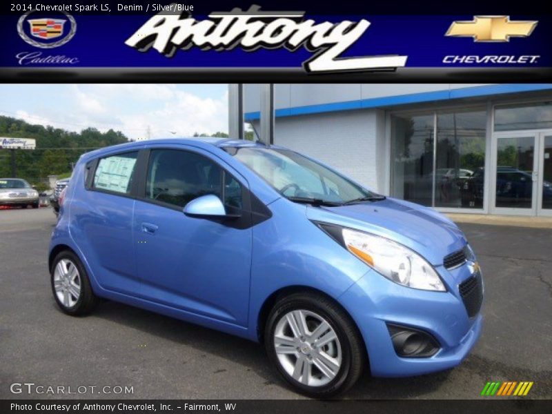 Denim / Silver/Blue 2014 Chevrolet Spark LS