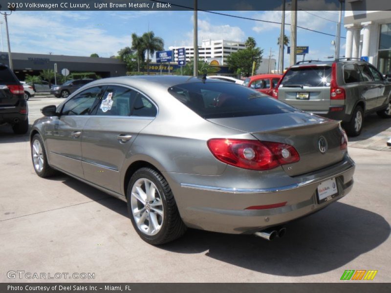 Light Brown Metallic / Black 2010 Volkswagen CC Luxury