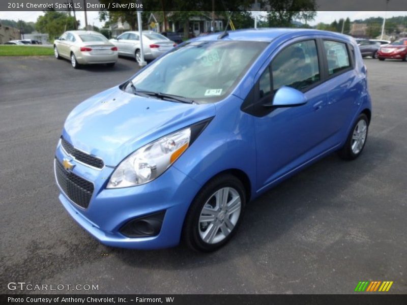 Denim / Silver/Blue 2014 Chevrolet Spark LS