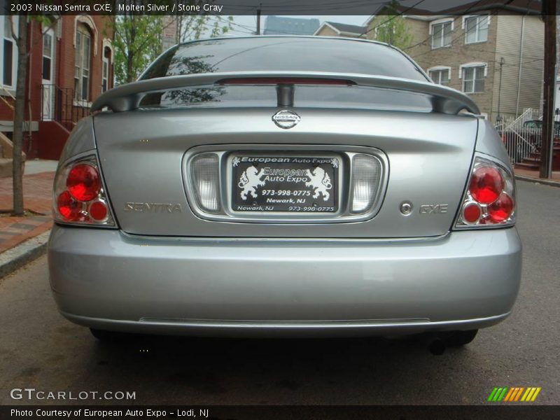 Molten Silver / Stone Gray 2003 Nissan Sentra GXE