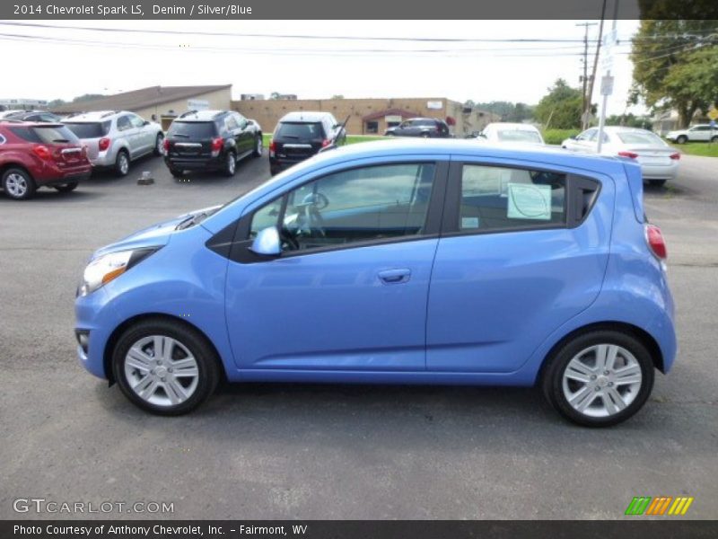 Denim / Silver/Blue 2014 Chevrolet Spark LS