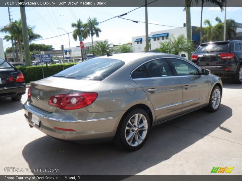 Light Brown Metallic / Black 2010 Volkswagen CC Luxury