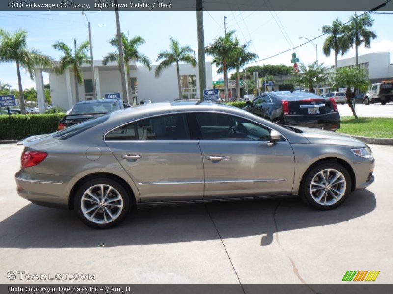 Light Brown Metallic / Black 2010 Volkswagen CC Luxury
