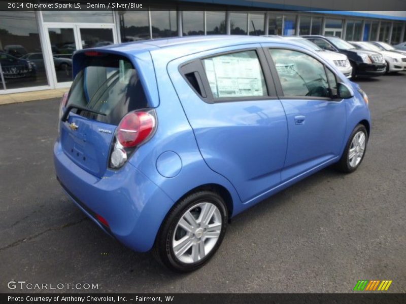 Denim / Silver/Blue 2014 Chevrolet Spark LS