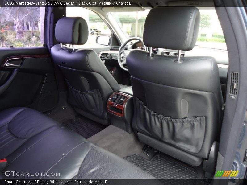 Black Opal Metallic / Charcoal 2003 Mercedes-Benz S 55 AMG Sedan