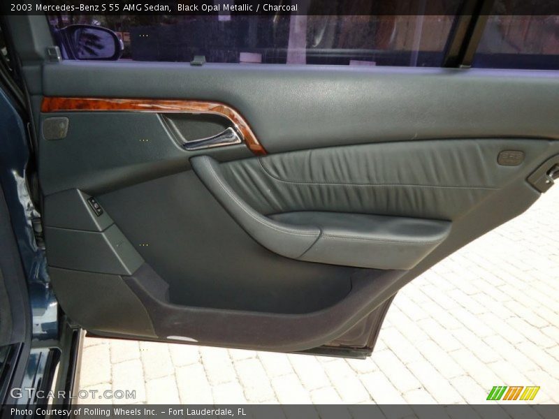Black Opal Metallic / Charcoal 2003 Mercedes-Benz S 55 AMG Sedan