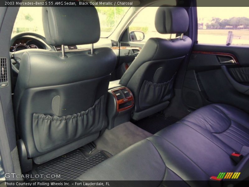 Black Opal Metallic / Charcoal 2003 Mercedes-Benz S 55 AMG Sedan