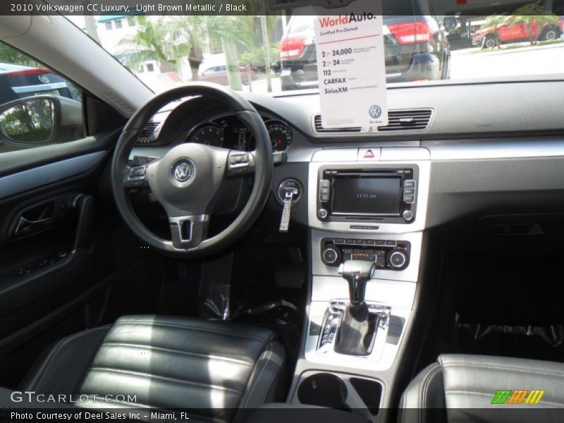 Light Brown Metallic / Black 2010 Volkswagen CC Luxury