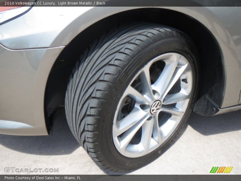 Light Brown Metallic / Black 2010 Volkswagen CC Luxury