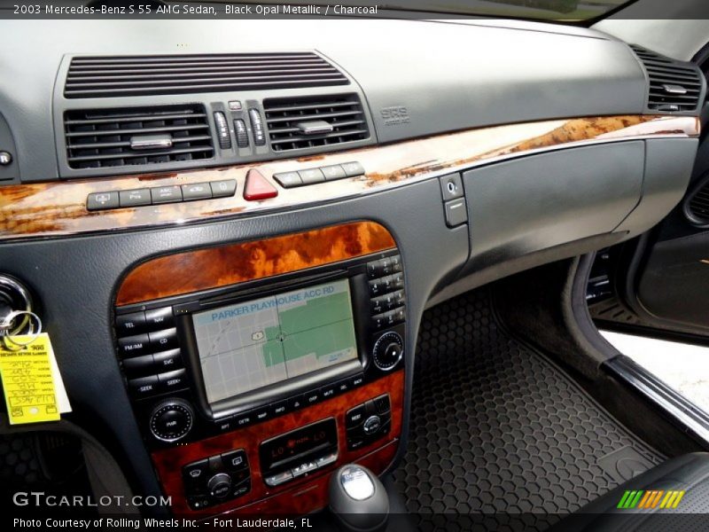 Black Opal Metallic / Charcoal 2003 Mercedes-Benz S 55 AMG Sedan