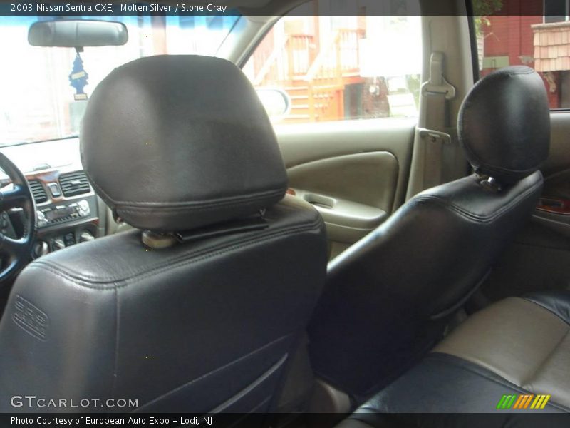 Molten Silver / Stone Gray 2003 Nissan Sentra GXE