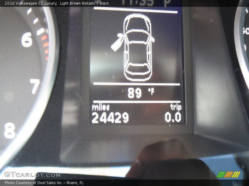 Light Brown Metallic / Black 2010 Volkswagen CC Luxury