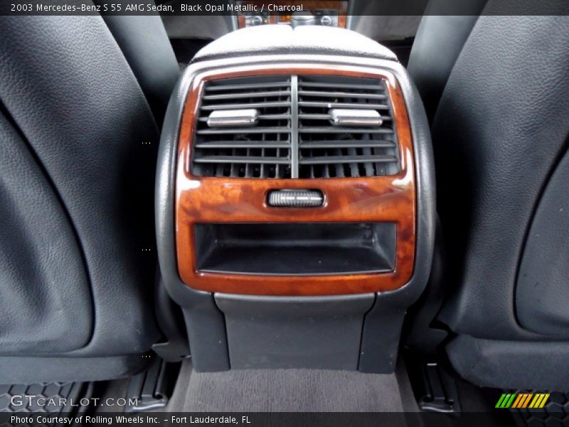 Black Opal Metallic / Charcoal 2003 Mercedes-Benz S 55 AMG Sedan