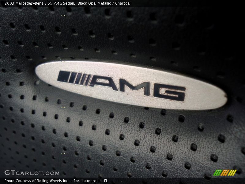 Black Opal Metallic / Charcoal 2003 Mercedes-Benz S 55 AMG Sedan