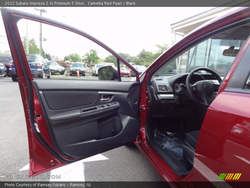 Camellia Red Pearl / Black 2012 Subaru Impreza 2.0i Premium 5 Door