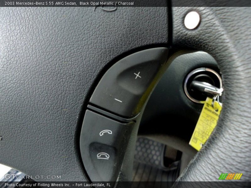 Black Opal Metallic / Charcoal 2003 Mercedes-Benz S 55 AMG Sedan