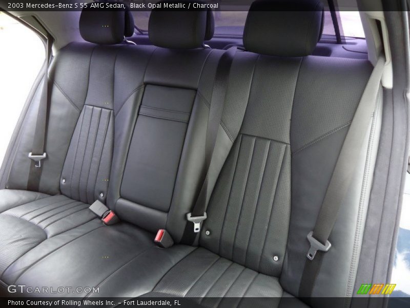 Rear Seat of 2003 S 55 AMG Sedan